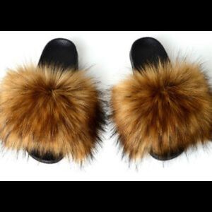 furry slippers